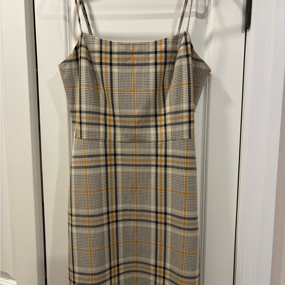Wilfred Checkered Mini Dress